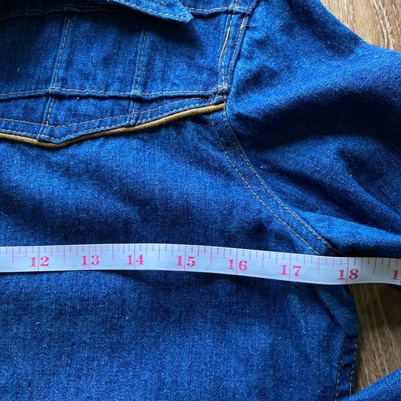 Vintage Equipements Militaires French western denim shirt - Picture 6 of 8